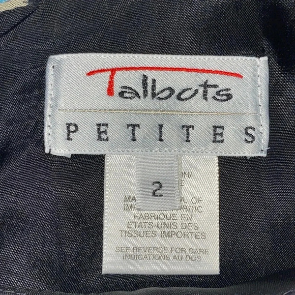 TALBOTS Petites maxi floral tank style dress fully lined cottagecore NEW size 2 - Picture 6 of 11